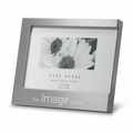 Corporate Initial Brushed Aluminum Metal Frame (5"x7" Photo)